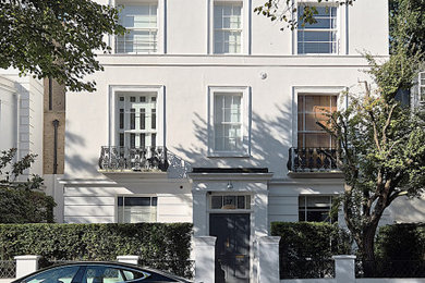 Contemporary house exterior in London.