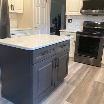 Two-Step Crown Molding Kitchen Remodel