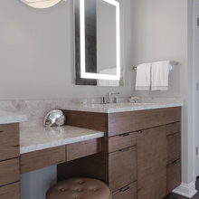 Condo Bath & Kitchen Cabinet color