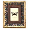Enamel Inlaid 4x6 Wood Picture Frame With Jewels, 9.5"x1.5"x11.75", Hawthorne