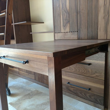 Custom Walnut Built In - Fairfax Station