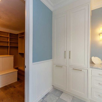 Master Bathroom with Corner Glass Shower