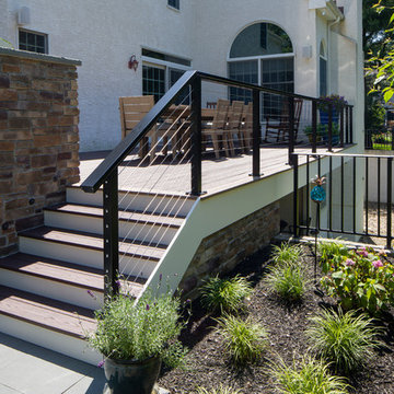 Rear Yard Deck and Patio Makeover