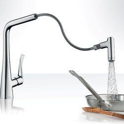 Hansgrohe Metris 2-Spray HighArc Kitchen Faucet - Kitchen Faucets