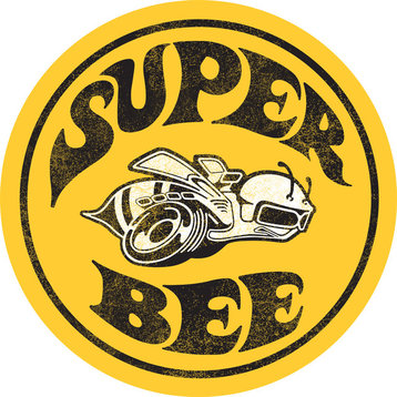 Dodge Swivel Bar Stool With Back, Super Bee