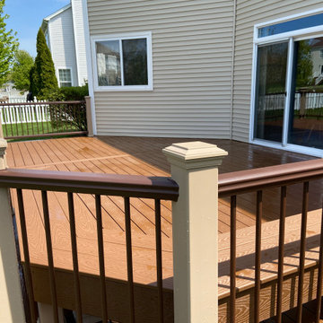 Trex Select Deck and Custom Benches
