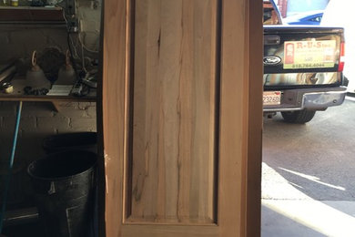 One -Panel Modern All Wood Front Door!