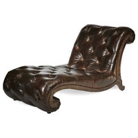 Emma Mason Signature BayView Leather Armless Chaise AIC00869