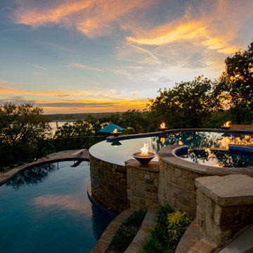 Corinth Lakeview Double Pool with Spa