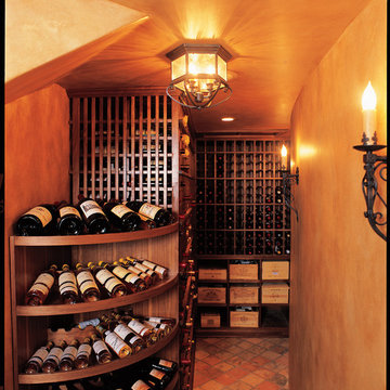 Gorgeous Small Wine Cellar Custom Wine Racking Newport Beach Orange County LA Me
