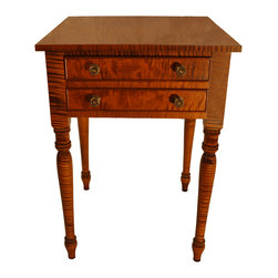 Sheraton Two Drawer Stand - Nightstands And Bedside Tables