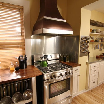 Black Walnut Wood Countertop by Craft Art Featured on DIY Network