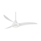 Minka Aire F844-WH Light Wave, LED 52" Ceiling Fan, White