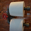 West Ninth Vintage Double Toilet Paper Holder