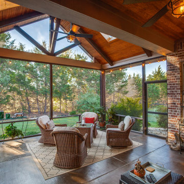 Romantic Custom Screened Patio in Heath, TX