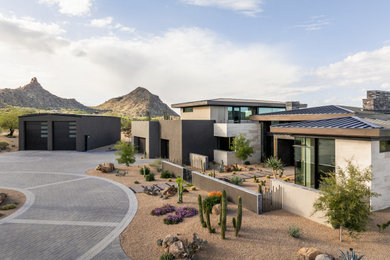 Example of a trendy exterior home design in Phoenix