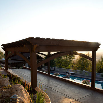 Mountain Resort Style Living in the Backyard