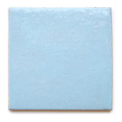 45R My Blue Heaven (Glossy Finish) - Handmade Ceramic Tile - Tile