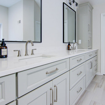 Tranquil Primary Bathroom Transformation, Lenexa Kansas