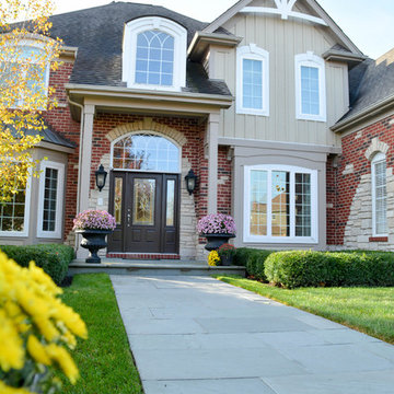 McHenry Front Landscaping Entryway