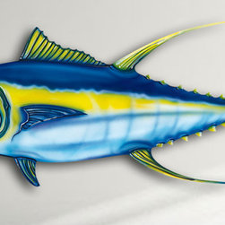 28" Yellow Fin Tuna Wall Mount - Home Decor