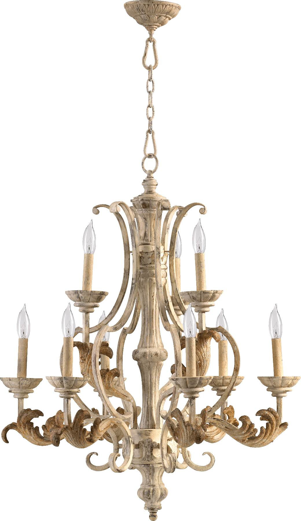 Florence 9-Light Chandelier, Persian White