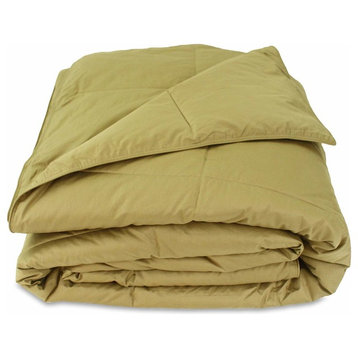 All Season Essential Alternative Goose Down Comforter, Quilted Duvet Insert, Oli
