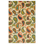 Mohawk Home - Mohawk Home Spiced Paisley Multi Ornamental, 9' X 12' - Featuring a modern take on a classic paisley design, Mohawk Home's Spiced Paisley Area Rug showcases a vintage-inspired motif in pops of bold color. This detailed design is illustrated in vibrant hues of green, blue, red, brown, and orange, all atop a subdued cream-colored background. Crafted from exclusive EverStrand, a premium polyester yarn created from post-consumer recycled plastic bottles, this eco-friendly rug offers a soft feel and superior color clarity with the dependable durability needed for busy households. Available in runners, scatters, and popular rectangle sizes such as 5x8 and 8x10, this area rug design is a great choice for adding color to any space in your home.