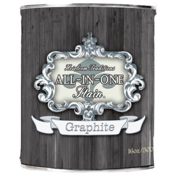 ALL-IN-ONE Gel Stain by Heirloom Traditions, Graphite, 16oz