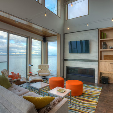 Tsunami House, Resilient Design, Camano Island WA