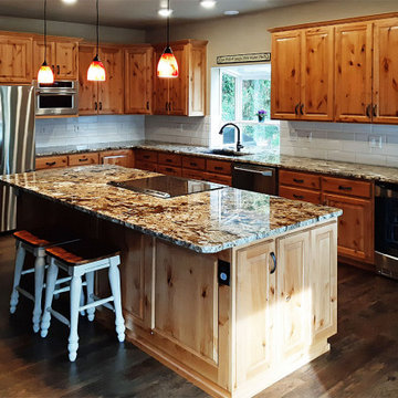 Rustic Alder Kitchen with Natural Finish 2