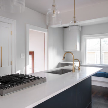 Modern White Kitchen Makeover