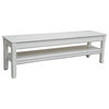 Cottage Console Bench, Grey