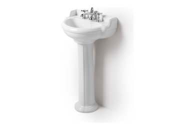 Immagine di una stanza da bagno classica