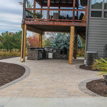 Patio and Outdoor Kitchen for Socializing and Spending Time Outside