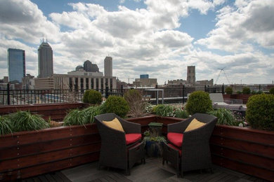 Example of a trendy patio design in Indianapolis