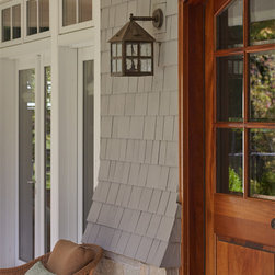 North Shore Chicago Shingle Style Home - Outdoor Wall Lights And Sconces