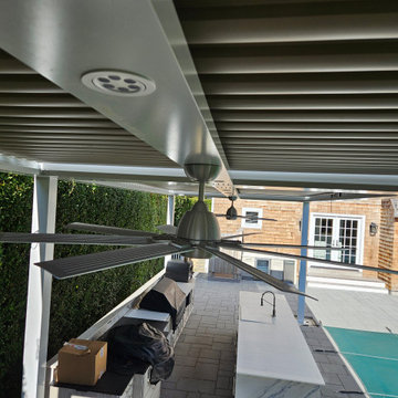 Open Aire Alfresco Competes Against The Elements Of Weather
