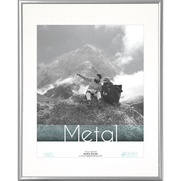 Metal Picture Frame, Silver, 8''x10''