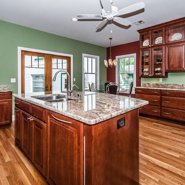 Newly Opened Up Kitchen