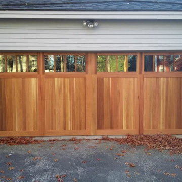 Cedar Overlay Garage Door