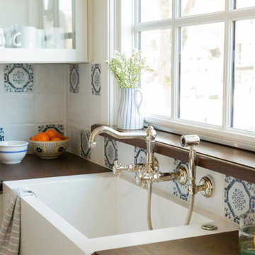 Artisanal Heritage: A Sun-Drenched Kitchen of Pattern and Patina
