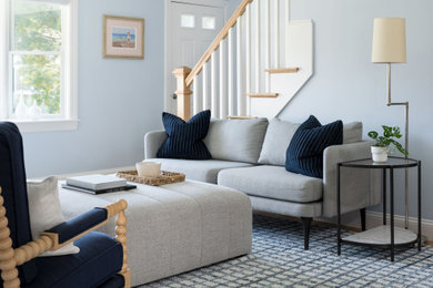 Inspiration for a living room remodel in Portland Maine