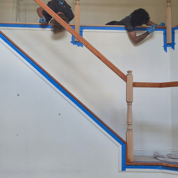 New Hope Kitchen Painting Railings Trim