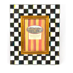 Courtly Check Enamel Frame - 4" x 6" | MacKenzie-Childs - Picture Frames