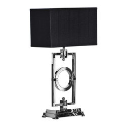 Barker and Stonehouse - MODERN NICKEL LAMP - L&aacute;mparas