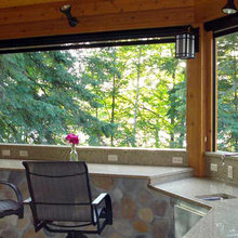 outdoor kitchens