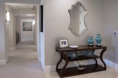 Entryway - transitional entryway idea in Los Angeles