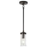 Minka-Lavery - Minka-Lavery Elyton One Light Mini Pendant 4650-579 - One Light Mini Pendant from Elyton collection in Downton Bronze With Gold Highl finish. Number of Bulbs 1. Max Wattage 60.00. No bulbs included. No UL Availability at this time.