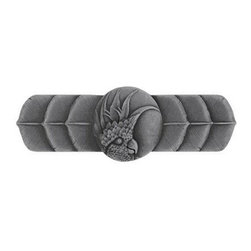 Inviting Home Inc. - Left Horizontal Cockatoo Pull, Antique-Style Pewter - Cabinet And Drawer Handle Pulls